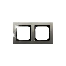 ramka-podwojna-ospel-sonata-r-2rm-37-stal-inox
