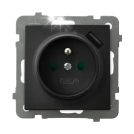 gniazdo-z-ladowarka-usb-a-5v-21a-ospel-as-gp-1gzpusb-m-33-czarny