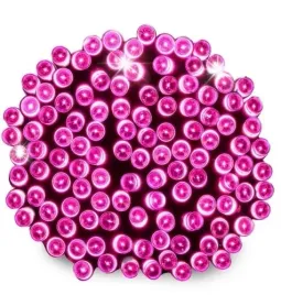 lampki-choinkowe-100led-gruby-kabel-rozowe