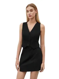 cc15105-shein-komplet-elegancki-czarny-kamizelka-spodniczka-mini-30-xs