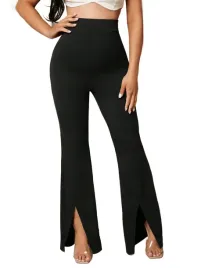 shein-czarne-spodnie-ciazowe-proste-z-rozcieciami-casual-l-1ma