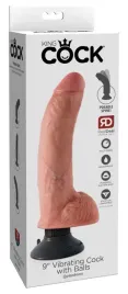 king-cock-model-23-cm-z-przyssawka-jasny-elastyczny-anatomiczny