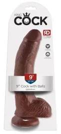 king-cock-model-23-cm-brazowy-anatomiczny-z-przyssawka-pvc