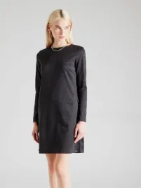 qs-szara-sukienka-elegancka-prosta-wzor-z-dlugim-rekawem-pepitka-m-7ba