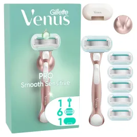 gillette-venus-pro-smooth-sensitive-zestaw-golarka-6-wkladow