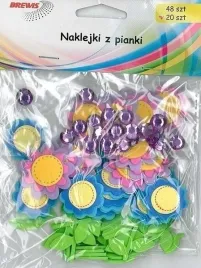 naklejki-z-pianki-dekoracyjne-ozdobne-pvc16-kwiatki-5-68-sztuk
