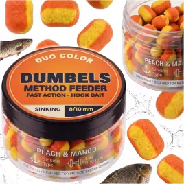 przyneta-wedkarska-method-feeder-dumbels-bait-8-10mm-50g-brzoskwinia-mango