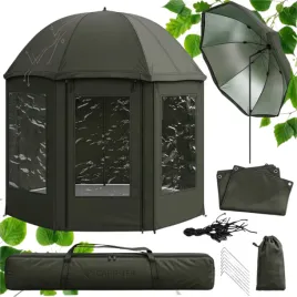 zabudowany-parasol-wedkarski-namiot-2w1-dla-wedkarza-z-pelna-oslona