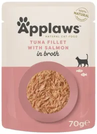 applaws-saszetka-dla-kota-tunczyk-z-lososiem-w-rosole-70g
