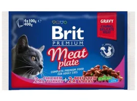 brit-premium-cat-adult-meat-plate-saszetki-4x100g