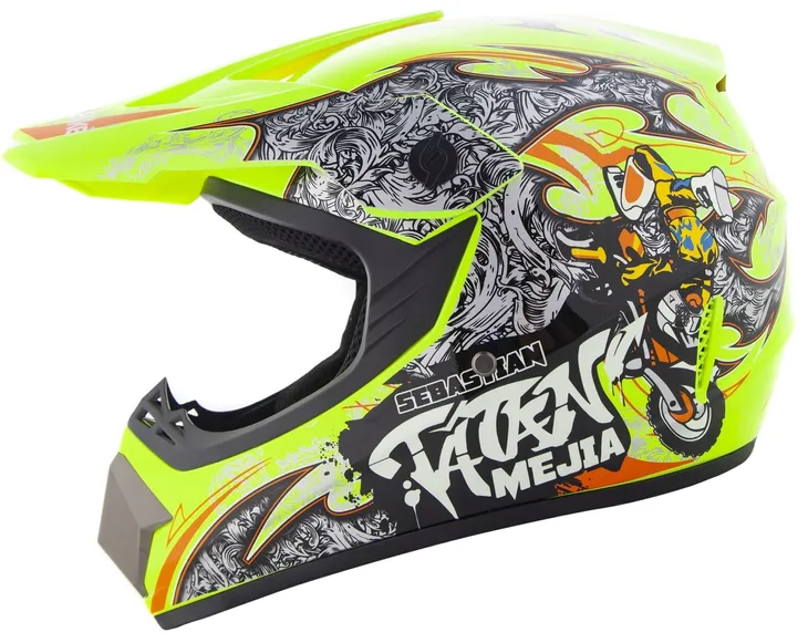 KASK CROSS NA OFF ROAD ENDURO QUAD ATV ROWER BMX HULAJNOGA ELEKTRYCZNA L