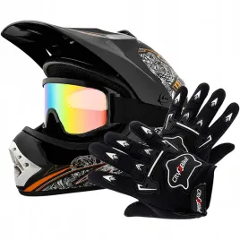 kask-dzieciecy-crossowy-gogle-rekawice-na-enduro-bmx-quad-l-czarny