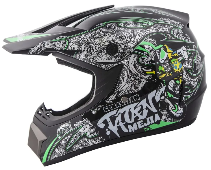 KASK CROSSOWY LEKKI NA HULAJNOGĘ QUAD BMX ATV EDURO BMX LEKKI L