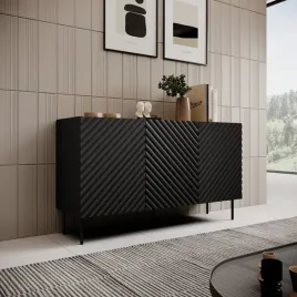 komoda-3d2sz-onda-150x45x85-czarny