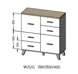 komoda-lotta-110-2d4s-wotan-czarny-mat