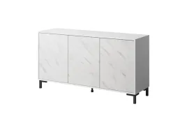 komoda-marmo-3d-150x45xh805-bialy-mat-marmur-bialy