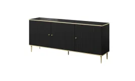 komoda-glamour-180x40x755-czarny-mat-zloty