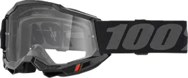 gogle-enduro-100percent-accuri-2-czarno-pomaranczowe-szybka-przezroczysta