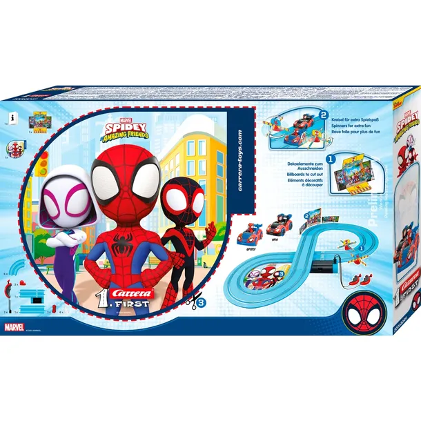 carrera-first-spidey-it-s-spidey-time-racetrack-material-plastik