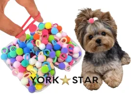 gumki-z-pomponem-dla-psa-do-wlosow-yorka-maltanczyka-shih-tzu-10-sztuk