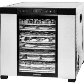 rommelsbacher-dehydrator-da-1050-stainless-steel-black-1100-watts-drying