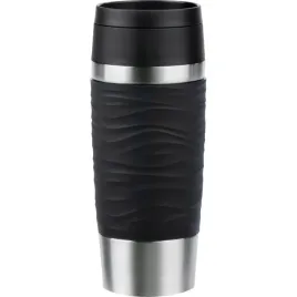 emsa-travel-mug-waves-thermal-mug-black-stainless-steel-0-36-liters