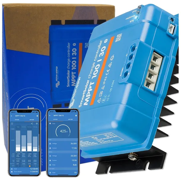 REGULATOR KONTROLER SOLARNY VICTRON ENERGY Smart Solar MPPT 100/30 30A BT