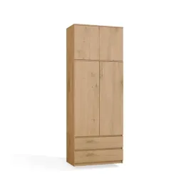 szafa-malwa-ss-90-z-nadstawka-dab-artisan-do-garderoby-pokoju