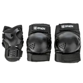 zestaw-3-ochraniaczy-raven-verba-black-junior-xs