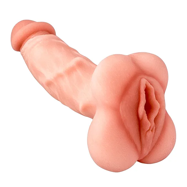 NAKŁADKA DUŻA SEX NA PENISA PRZEDŁUŻKA Z POCHWĄ GRUBSZY DŁUŻSZY PENIS XXXL