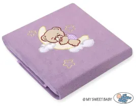 kocyk-polarowy-dla-niemowlat-dobranoc-fioletowe-my-sweet-baby