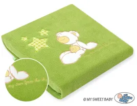 kocyk-polarowy-dla-niemowlat-carlo-mis-z-gwiazdkami-zielony-my-sweet-bab