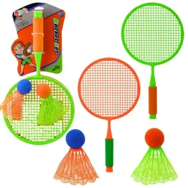 zestaw-rakiety-do-badmintona-2-rakietki-2-duze-lotki-z-pilka-lean-toys