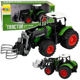 traktor-rolniczy-farmerski-z-chwytakiem-do-bel-gumowe-kola-zielony-1-24