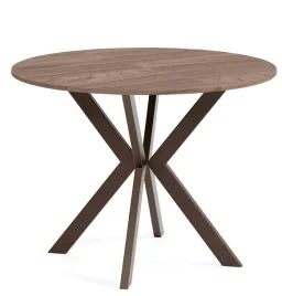 stol-rozkladany-okragly-evo-100-138-nogi-metal-braz-blat-orzech-wloski