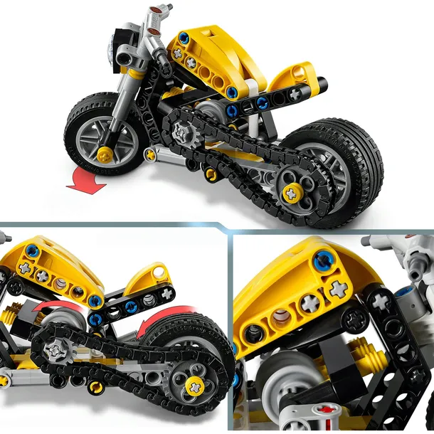 lego-42225-technic-yellow-motorcycle-wiek-dziecka-4-lata