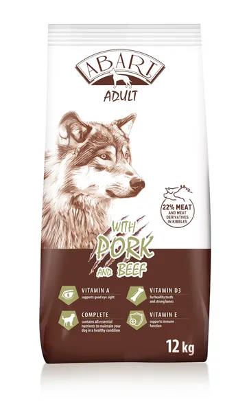 ABART Dog 12 kg – Wołowina i Wieprzowina Pyszna, zbilansowana – Nowy smak!
