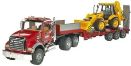 bruder-mack-granite-low-loader-and-jcb-4cx-backhoe-loader