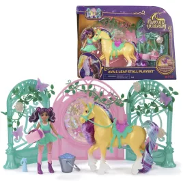 spin-master-unicorn-academy-ava-and-unicorn-leaf-stable-playset-with-color