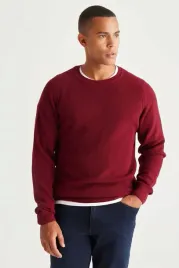 meski-sweter-akrylowy-z-okraglym-dekoltem-bordowy-2xl-5ga