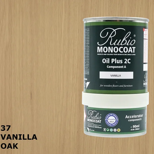 Rubio Monocoat Oil + 2C Vanilla 390 ml Jednowarstwowy Olej Do Drewna