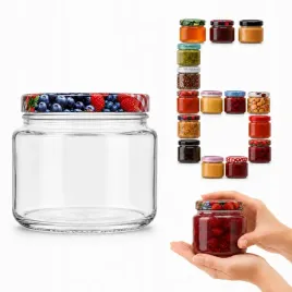 sloiki-330-ml-6-szt-z-zakretkami-sloik-na-miod-dzemy-konfitury-fi-82