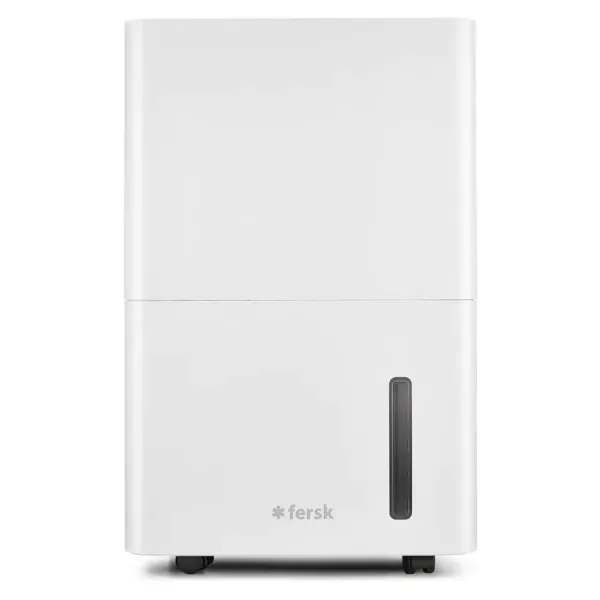 Osuszacz powietrza Fersk Torr 20 pochłaniacz wilgoci 20 l/24h 40 m² 400W filtr HEPA jonizator WiFi higrostat timer zbiornik 4 l na kółkach