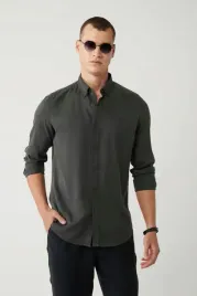 meska-koszula-casual-ciemna-button-down-dlugi-rekaw-m-5ga