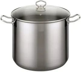gsw-643474-garnek-profi-z-pokrywa-szklana-30-x-28-cm-20-l-stalowy