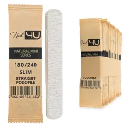 nail4u-pilnik-do-paznokci-mini-podofile-prosty-slim-straight-180-240-50szt