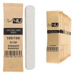 nail4u-pilnik-do-paznokci-mini-podofile-prosty-slim-straight-100-180-50szt