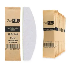 nail4u-pilnik-do-paznokci-mini-podofile-lodka-slim-halfmoon-180-240-50szt