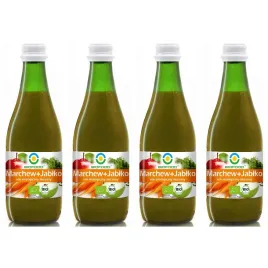 biofood-sok-jablko-marchew-nfc-bio-300-ml-x-4