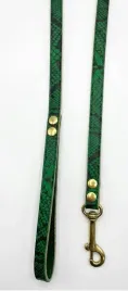 smycz-skorzana-skora-weza-zielona-15cm-945cm
